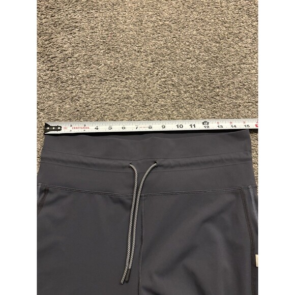 Vuori Drawstring Waist Daily Sport Leggings VW459 Pants Azure Grey Size XL - Picture 4 of 10